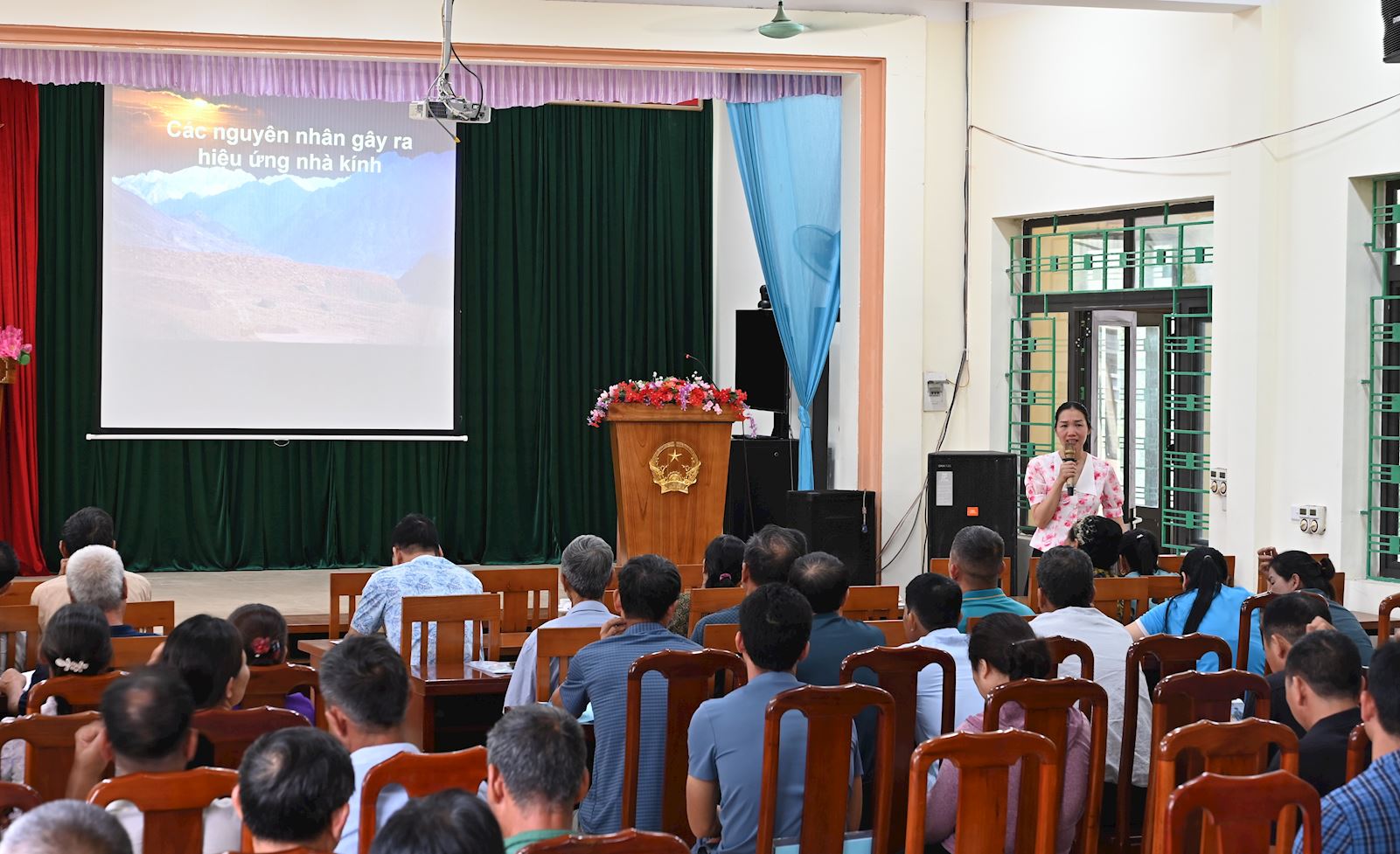 Hội nghị tập huấn Biến đổi khí hậu và các biện pháp làm giảm biến đổi khí hậu thông qua hoạt động sản xuất nông nghiệp