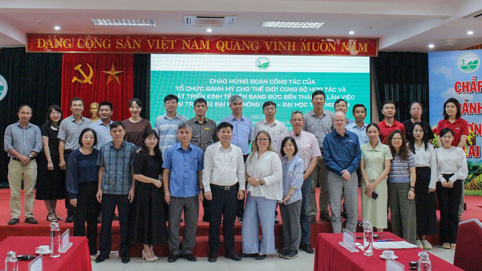 Dự án LEARN-VN đón đoàn tổ chức Bánh mỳ cho thế giới và BMZ thăm, làm việc tại Thái Nguyên